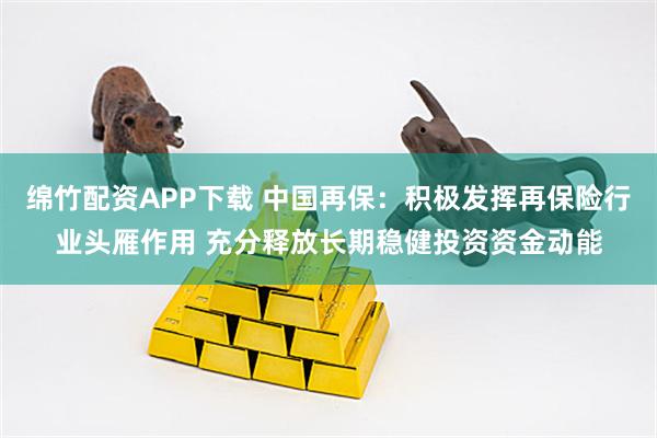 绵竹配资APP下载 中国再保：积极发挥再保险行业头雁作用 充分释放长期稳健投资资金动能